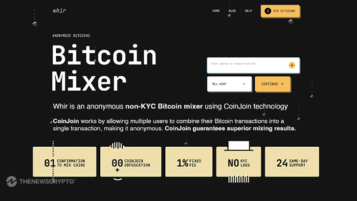 Newly Emerged CoinJoin-powered Bitcoin Anonymizer