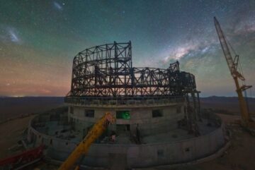 官员们标志着超大望远镜完工的中点 - 物理世界
