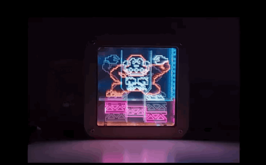 Raspberry Pi Pico Animerar LED Retro Art 'Neon' ramar #piday #raspberrypi