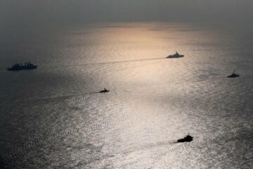 Okręty rosyjskiej marynarki wojennej odwiedzają Chiny przed wspólnymi ćwiczeniami