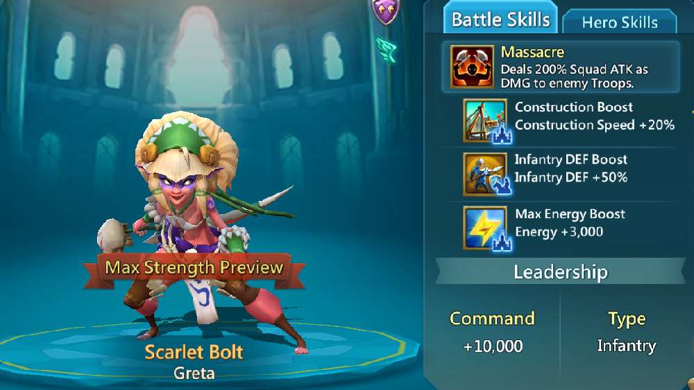 Scarlet Bolt Battle Skills