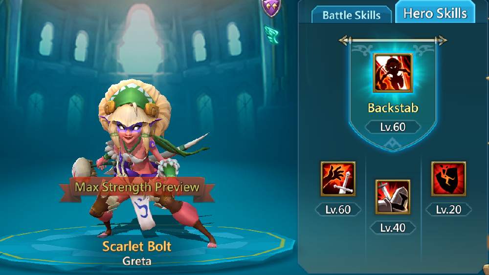 Scarlet Bolt Hero Skills