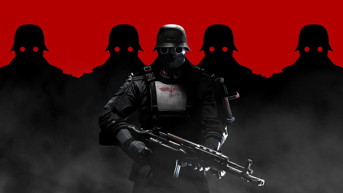 Wolfenstein: The New Order box art showing multiple Nazi soldiers