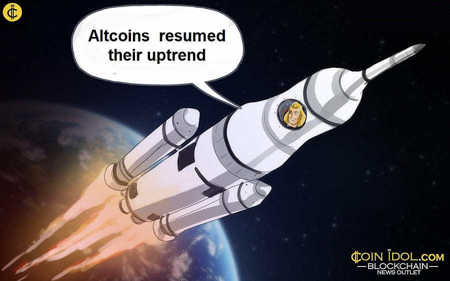 Altcoins resumed their uptrend