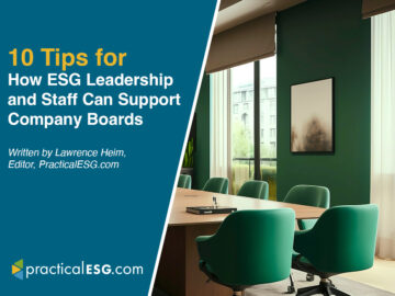 10 tips for hvordan ESG-ledelse og ansatte kan støtte bedriftsstyrer | Greenbiz