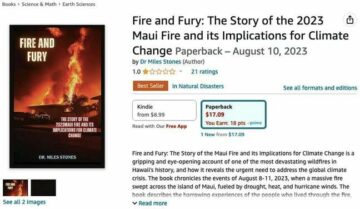 'Cuốn sách do AI viết' về cháy rừng Maui bán chạy trên Amazon
