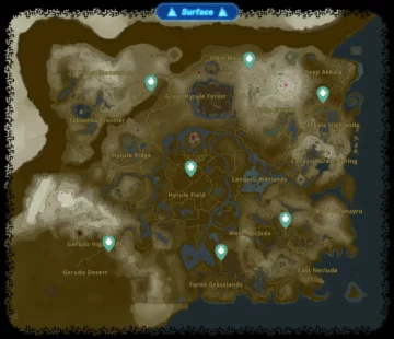 An easy way to narrow down Bubbulfrog locations in Tears of the Kingdom