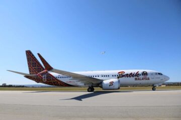 Batik Air relie Auckland - Perth - Kuala Lumpur