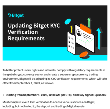 Bitget impune cerințele KYC în conformitate cu reglementările globale înăsprite