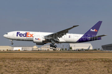 FedEx Express celebrates the arrival of the 50th Boeing 777F