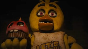 Five Nights at Freddys filmtrailer introducerer endelig banden: Freddy, Foxy, Bonnie, Chica og Mr Cupcake, der spiser en fyrs ansigt