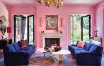 Внутри красочного дома в Силиконовой долине, забрызганного розовой Барби