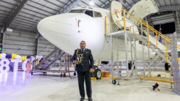 Nauru Airlines präsentiert neues Frachtflugzeug in Brisbane