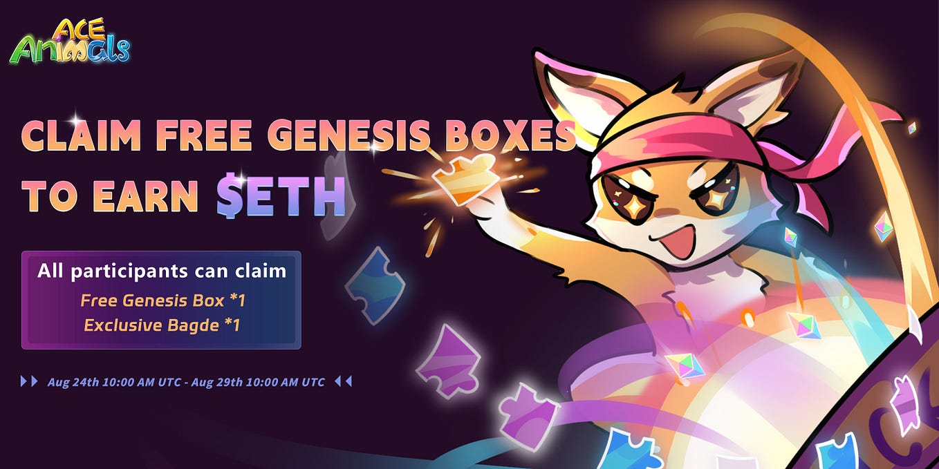 Zahtevajte brezplačne škatle Genesis in zaslužite $ETH!