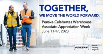 Penske เฉลิมฉลองสัปดาห์ชื่นชมผู้ร่วมคลังสินค้าในวันที่ 11-17 มิถุนายน