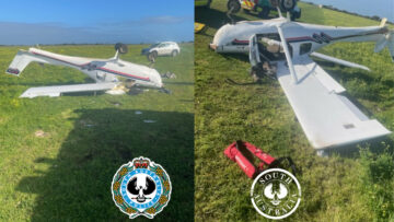 贾比鲁轻型飞机在南非与马相撞后飞行员受伤