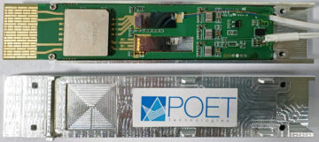 POET and JV partner SPX demonstrating 800G OSFP optical transceivers at CIOE
