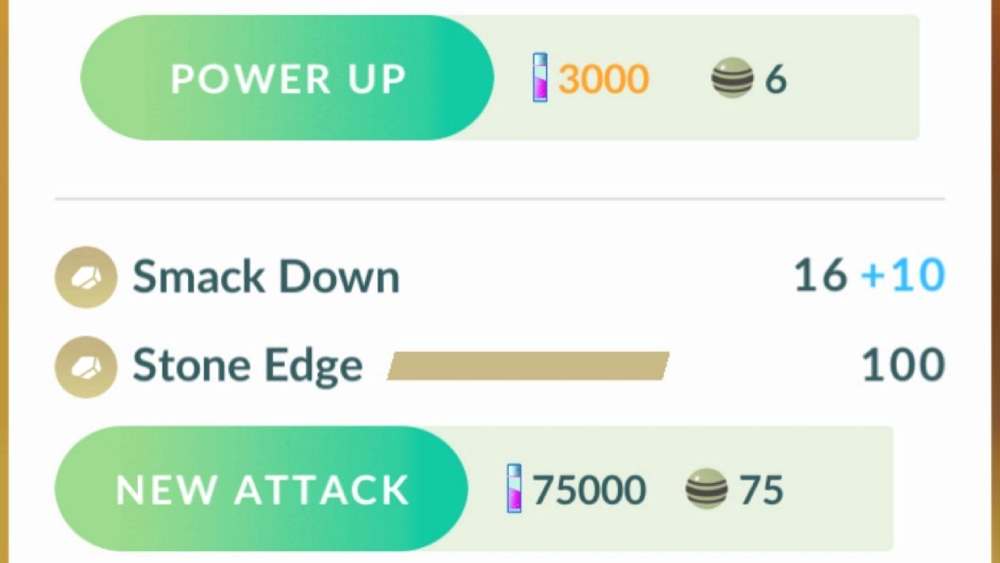 Charge and Fast Attack in Pokemon Go