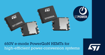 ST begins volume production of PowerGaN HEMTs
