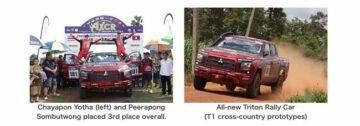 Il nuovissimo Triton del Team Mitsubishi Ralliart finisce al 3° posto assoluto nell'Asia Cross Country Rally 2023
