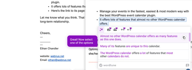Chrome Extensions for Blogging: WordTune