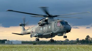 Den polska marinen har fått sin första AW101-helikopter