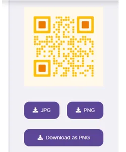 Customized QR code on QR stuff with the free version
