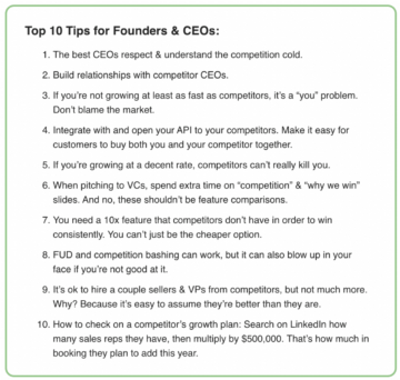 Top 10 SaaStr Tips for Founders & CEOs | SaaStr