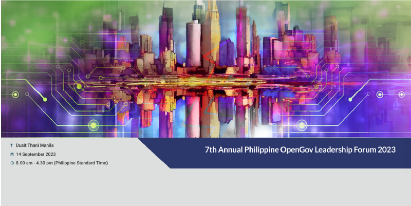 7-й Ежегодный Филиппинский форум лидеров OpenGov 2023