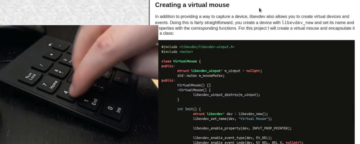 Forvandling af et tastatur til en mus i software