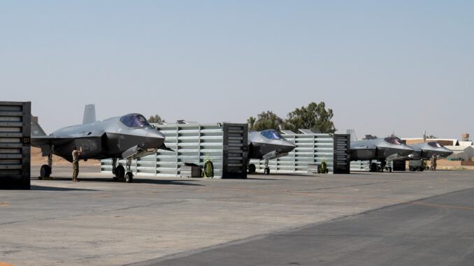 F-35 utplassert til Midtøsten