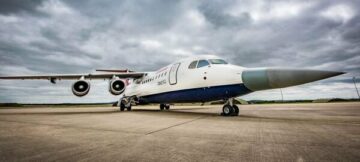 Az Egyesült Királyság tesztágyas platformja első repülést végez radom segítségével