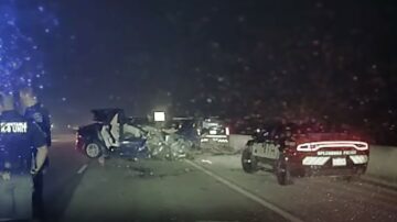 Видео: водитель Tesla врезался в полицейскую машину, несмотря на 150 предупреждений автопилота