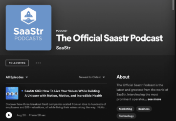 ต้องการโอกาสในการขาย? SaaStr Podcasts และจดหมายข่าวเปิดให้จองแล้วสำหรับไตรมาสที่ 4 และปี 2024! สมัครตอนนี้เลย! | SaaStr
