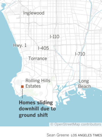 What's causing luxury homes in Rolling Hills Estates to slide down a canyon? Here's what we know