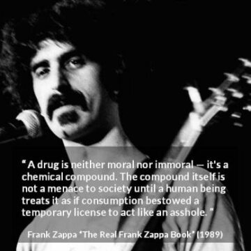 Mengapa Frank Zappa Tidak Menyukai Ganja?