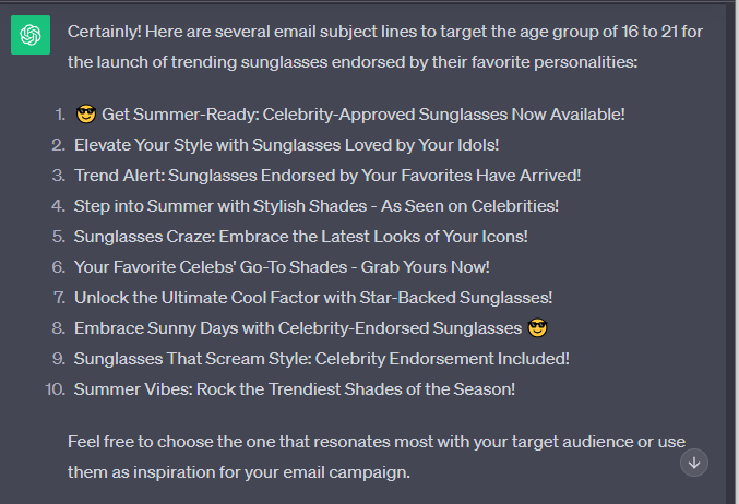 Interesting subject lines to increase click-through rates
