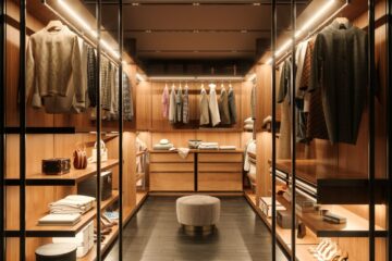 6 wskazówek dotyczących projektowania luksusowej garderoby