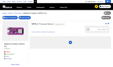 Adafruit.io WipperSnapper Menambahkan Dukungan Tanpa Kode untuk Sensor Porting MPRLS – Dapatkan Pembacaan Tekanan tanpa Pemrograman!