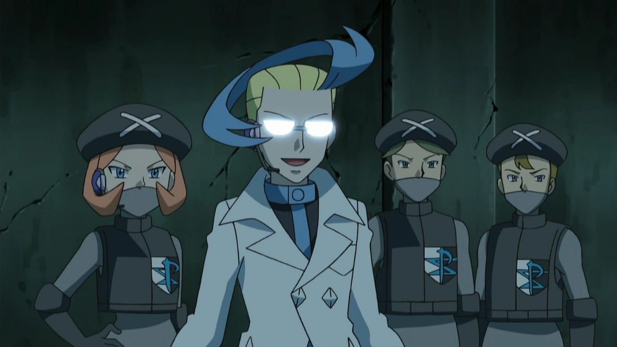 Acromio e membri del Team Plasma nella serie Pokémon.