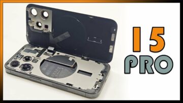 Revisión en video de reparación de desmontaje del Apple iPhone 15 Pro