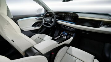 Audi Q6 E-Tron interior shows off big screens - Autoblog