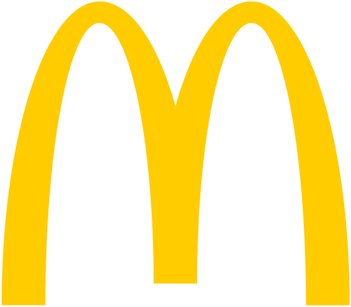 Brand logo examples: mcdonalds