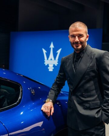David Beckham åbner ny Maserati-butik på HR Owens flagskibsanlæg