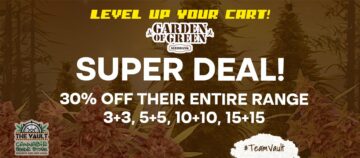 Garden Of Green – 30 % Rabatt, SUPER-Promo und GEWINNSPIEL