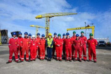 Harland & Wolff začne s prenovo ladjedelnice pred gradnjo FSS
