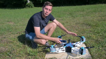 Kova 3D-tulostettu nelikopteri kohtaa ikävän pään