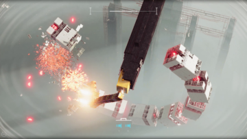 I'm digging Abriss, a physics puzzle game like Besiege set in a brutalist sci-fi dimension with rockets and lasers