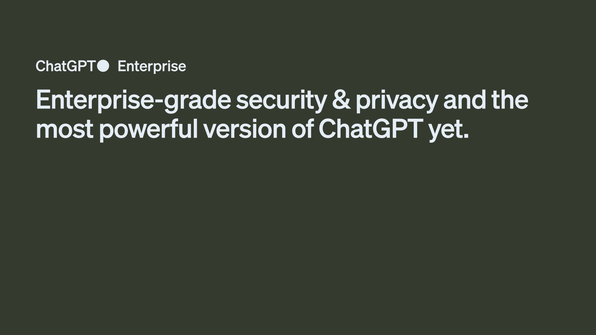 Представляем ChatGPT Enterprise