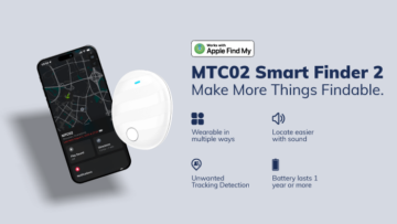 Minew が MTC02 Smart Finder 2 を発表: Apple Find My と連携